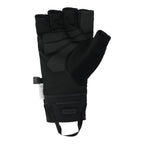 Black half-finger Simms WINDSTOPPER®  Fishing Glove on a white background