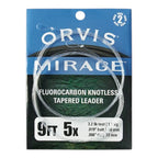 Orvis Mirage Fluorocarbon Knotless Tapered Leader (2 Pack)