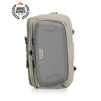 Beige and gray Simms Headwaters Sling Pack with a brand logo on a white background