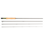 Close-up of a Scott Session fly fishing rod on a white background