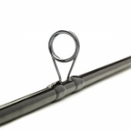 Close-up of a Scott Sector fly fishing rod section on a white background