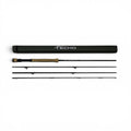 Echo fly-fishing rod with four sections and a carrying case on a white background, featuring the 'Echo' brand.