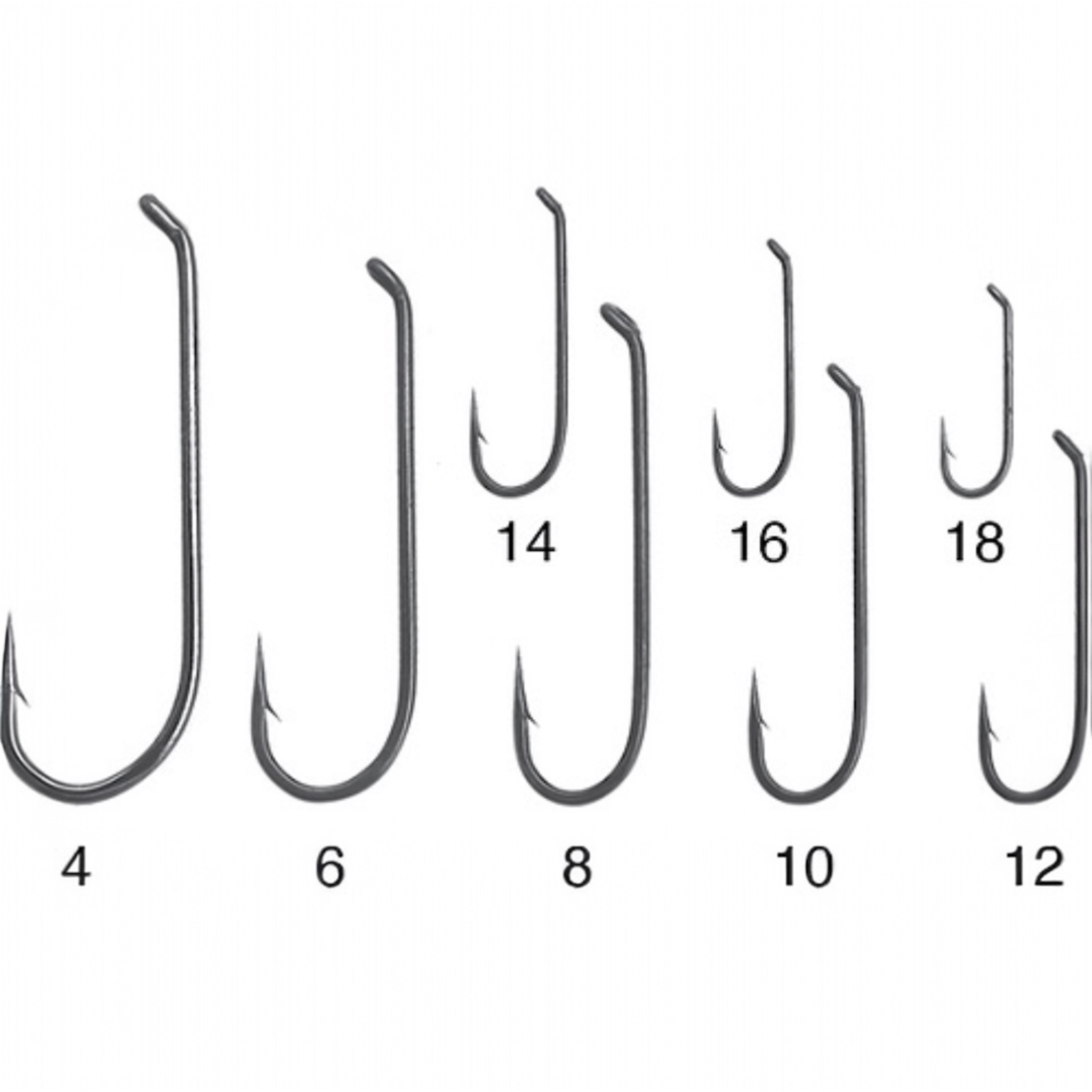 A family picture of the gold-colored Daiichi 1720 3X-Long Streamer Hook against a white background.