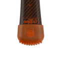 Black and orange end cap with 'nomad' branding on a white background