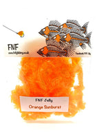 Packaged orange fishing tying material with FNF branding on a white background