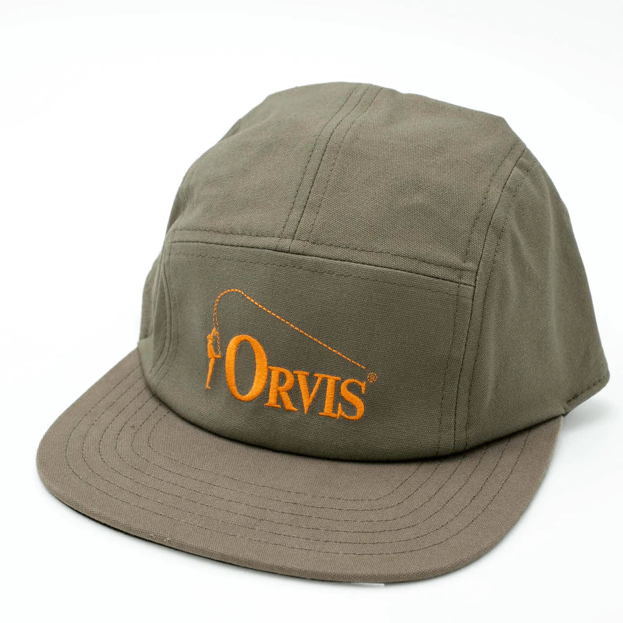Green cap with 'Orvis' logo on a white background