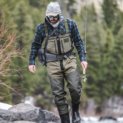 Simms M's Freestone Z Bootfoot Waders - Rubber Sole