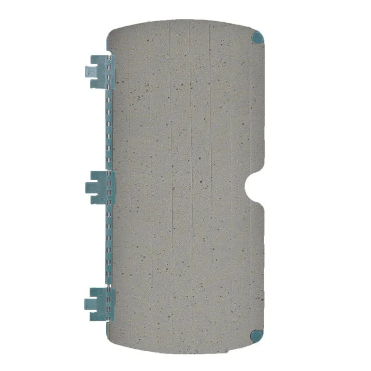 Gray Fishpond Tacky Pescador Leaflet - Large - Dynamic Foam with blue connectors on a white background