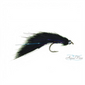 Aqua Flies Bead Head Electric Leech, Black