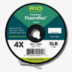 Spool of Rio Products Freshwater Fluoroflex Tippet on a white background