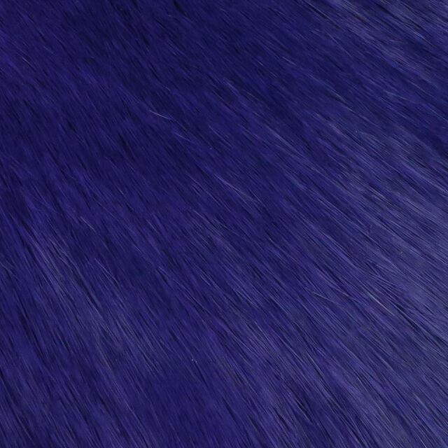 Navy blue Hareline Zonker Cut Hide