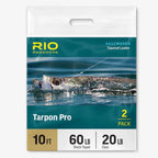 Rio Tarpon Pro fishing leader packaging with a fish in water illustration.