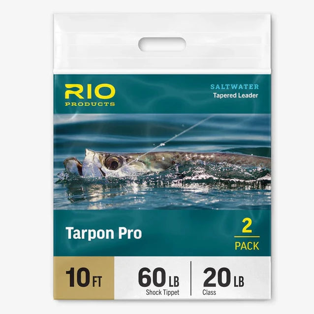 RIO Tarpon Pro Tapered Leader - Nylon - 2 Pack
