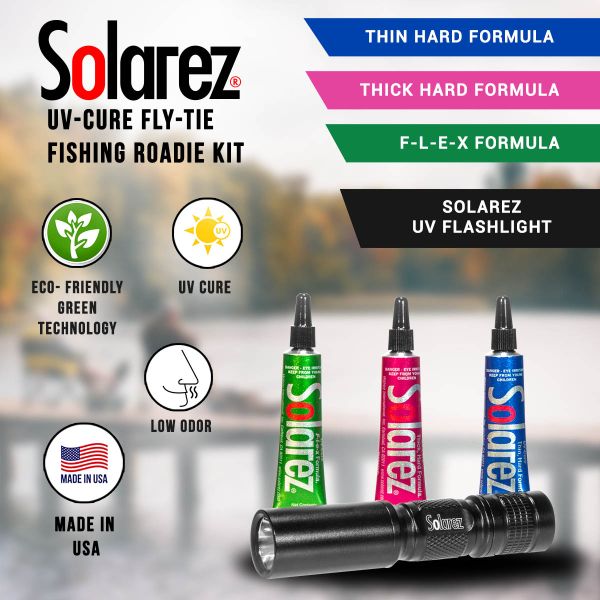 Solarez Uv-Cure Fly-Tie Resin Roadie Kit