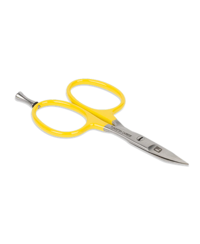 Loon Ergo Tungsten Carbide Curved Micro Tip Scissors w/ Precision Peg