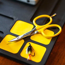 Loon Ergo Tungsten Carbide Curved Micro Tip Scissors w/ Precision Peg