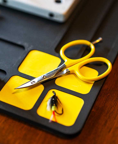 Loon Ergo Tungsten Carbide Curved Micro Tip Scissors w/ Precision Peg