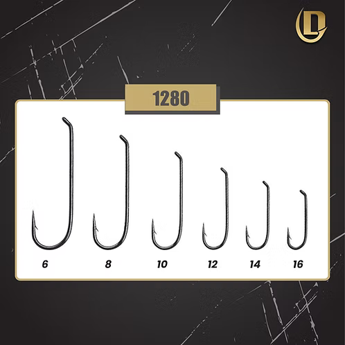 Daiichi 1280 Dry Fly Hooks - Bronze