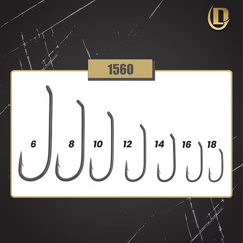 Daiichi 1560 Nymph Hooks - Bronze