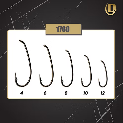 Daiichi 1760 Nymph Hooks - Bronze