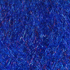 Close-up of blue Hareline Senyo's Fusion Dub