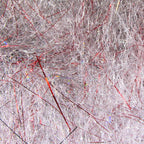 Red and white Hareline Senyo's Fusion Dub