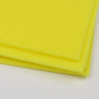 Yellow Hareline Upavon Premium HD Foam Sheets on a white background