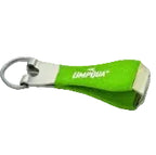 Green Umpqua brand nippers with metal components on a white background