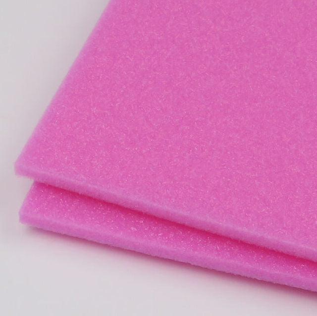 Pink Hareline Upavon Premium HD Foam Sheets on a white background