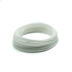 Coiled white SA Magnitude Smooth Bonefish Plus Full Clear on a white background