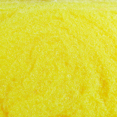 Close-up of a yellow Hareline McFLYFOAM