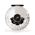 Fly fishing reel with Abel logo on a white background