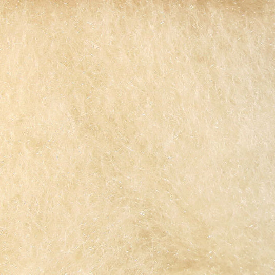 Close-up of beige Hareline Super Fine Dry Fly Dubbing
