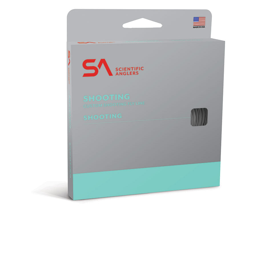 Scientific Anglers packaging with gray and teal design on a white background