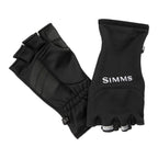 Black Simms Freestone Half-Finger Glove with 'Simms' logo on a white background