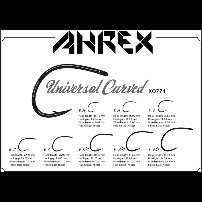 Ahrex AX0774 Universal Curved Hooks
