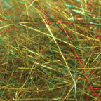 A close-up of Larva Lace Angel Dubbing, showing its detailed and textured appearance in multiple colors.