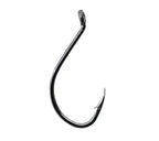 A single gold-colored Daiichi 2450 fishing hook against a white background.