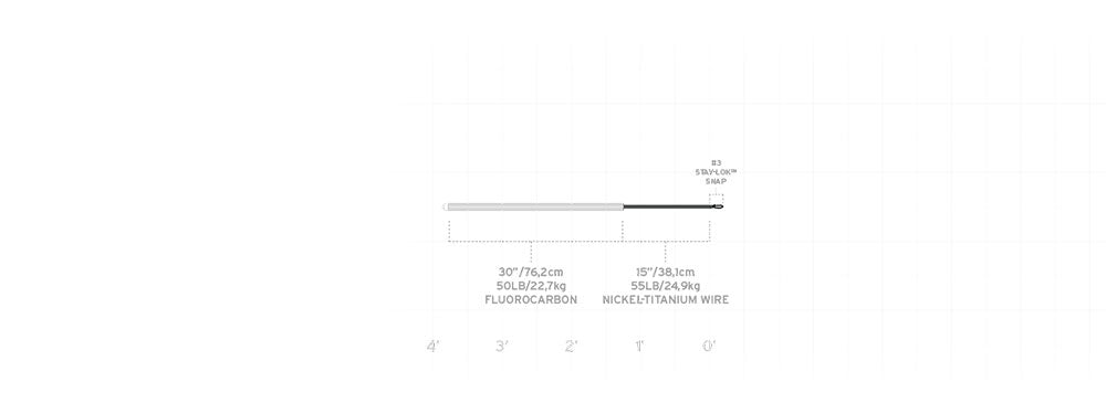 SA Absolute Predator Figure 8 Wire Leader