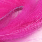 Close-up of pink hair Hareline Finn Raccoon Zonker