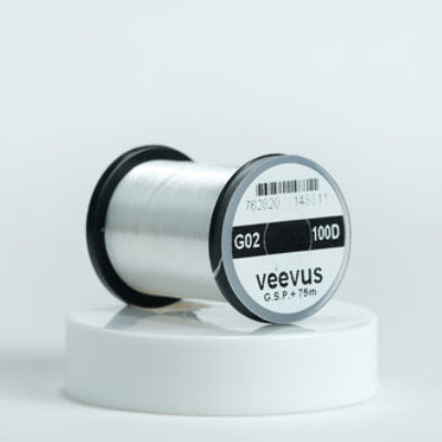 Spool of  Veevus GSP Threads on a white background