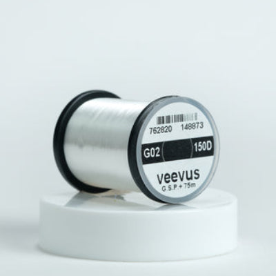 Spool of Veevus GSP thread on a white background
