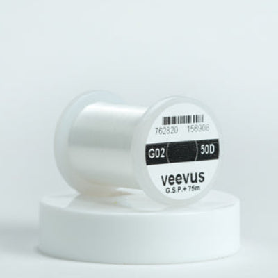 Spool of GSP thread with 'veevus' branding on a white background