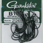 Packaged B10S fishing hooks with Gamakatsu branding on a white background