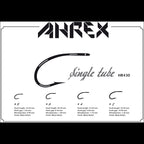 Anrex Single tube HR430 fishing hook chart with specifications.