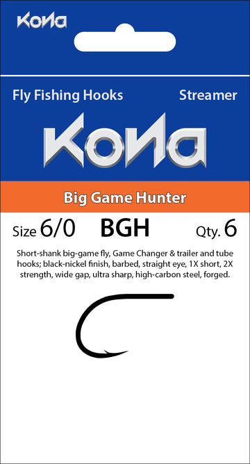 Kona Big Game Hunter (BGH) Hooks