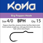 Kona Big Popper (BPH) Hooks Packaging with details. 