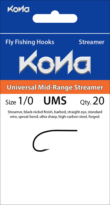 Kona Universal Mid-Range Streamer (UMS) Hooks