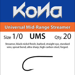 Kona Universal Mid-Range Streamer (UMS) Hooks