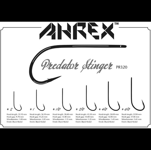 Ahrex PR320 Stinger Hooks